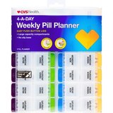 CVS Health 4-A-Day Weekly Pill Planner with Easy Press N' Open Buttons, thumbnail image 1 of 3