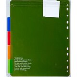 Caliber Poly Binder Index Dividers 5 Tabs, thumbnail image 2 of 3