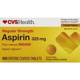 CVS Health Regular Strength Aspirin 325 MG Enteric Coated Tablets, thumbnail image 1 of 2