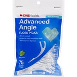CVS Health Advanced Angle Floss Picks, Mint, thumbnail image 1 of 2