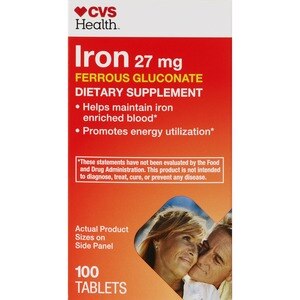 CVS Health Iron Tablets, 100 CT