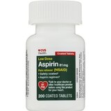 CVS Health Low Dose Aspirin Enteric Coated Tablets 81mg, thumbnail image 5 of 6