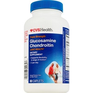CVS Health Glucosamine Chondroitin Caplets, 120 CT