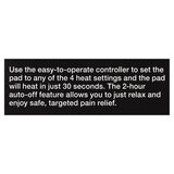 CVS Health Series 500 Lumbar Wrap Heating Pad, thumbnail image 5 of 6