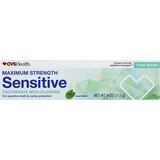 CVS Health Maximum Strength Sensitive Fluoride Toothpaste, Fresh Mint, 4 OZ, thumbnail image 1 of 4