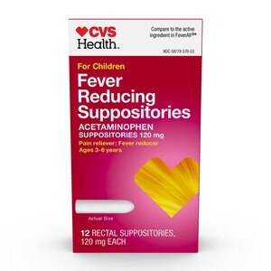 CVS Health Children's Fever Reducing Suppositories