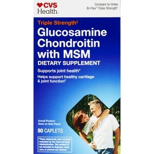 CVS Health Glucosamine Chondroitin with MSM Caplets
