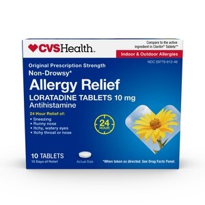 CVS Health 24HR Non Drowsy Allergy Relief Loratadine Tablets