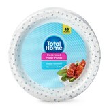 Total Home Decorated Paper Plates 8-3/4 Inches, thumbnail image 1 of 5