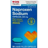 CVS Health Naproxen Sodium 220 MG Liquidid-Filled Capsules, thumbnail image 1 of 6