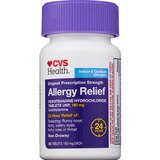 CVS Health 24HR Non Drowsy Allergy Relief Fexofenadine HCl Tablets, thumbnail image 5 of 5