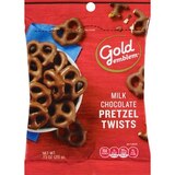 Gold Emblem Milk Chocolate Covered Pretzels, 7.5 oz, thumbnail image 1 of 3