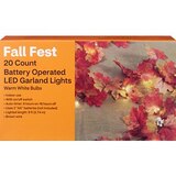 Fall Fest LED Garland Lights, 9 ft, thumbnail image 1 of 4