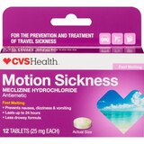 CVS Health Motion Sickness Fast Melting Tablets, 12 CT, thumbnail image 1 of 3