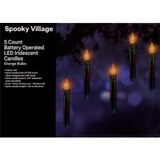 Spooky Village LED Iridescent Candles, 5 ct, thumbnail image 1 of 3