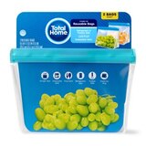 Total Home Reusable Food Storage Bags, 32 oz, 2 ct, thumbnail image 1 of 9