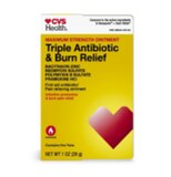 CVS Health Maximum Strength Triple Antibiotic Plus Burn Relief, 1 OZ, thumbnail image 1 of 6