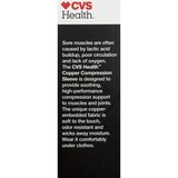 CVS Health Knee Copper Compression Sleeve, thumbnail image 3 of 4