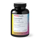 CVS Health Calcium & Vitamin D3 Tablets, 120 CT, thumbnail image 2 of 8