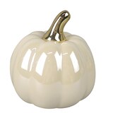 Fall Fest Ceramic Pumpkin, Iridescent, 3.15 in, thumbnail image 1 of 2