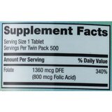 CVS HEALTH FOLIC ACID 800MCG TABLETS TWIN PACK, thumbnail image 4 of 4