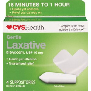 CVS Health Gentle Laxative Suppositories