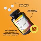 CVS HEALTH ZINC 50MG TABLETS TWIN PACK, thumbnail image 2 of 4