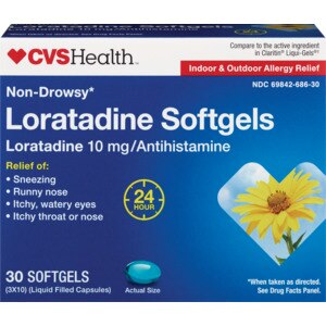 CVS Health 24HR Non Drowsy Loratadine Softgels