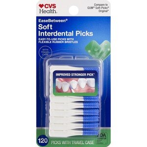 CVS Health Ease Between Gentle Picks, 120CT