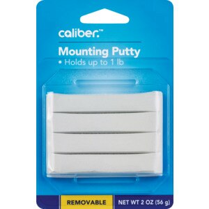 Caliber Removable Mounting Putty, White, 2 oz