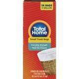 Total Home Small Trash Liners, 4 Gallon, 30 ct, thumbnail image 1 of 5
