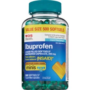 CVS Health Ibuprofen 200 MG Liquid Filled Mini Softgels