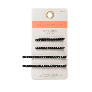 GSQ by GLAMSQUAD Rhinestone Hair Pins, Black