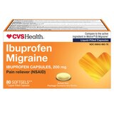 CVS Health Ibuprofen Migraine 200 MG Softgels, thumbnail image 1 of 5