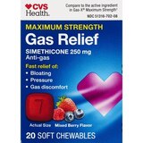 CVS Health Maximum Strength Gas Relief Soft Chewables, Mixed Berry,  20 CT, thumbnail image 1 of 5