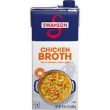 Swanson 100% Natural Chicken Broth, Carton, 32 oz, thumbnail image 1 of 9