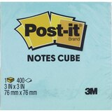 Post It Notes Cube, 400 Sheets, thumbnail image 1 of 2