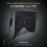 Sunbeam AdvancedHeat  Heating Pad, King Size, thumbnail image 3 of 7