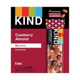 KIND Cranberry Almond Bars, 6 ct, 8.4 oz, thumbnail image 1 of 2