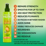 Garnier Fructis Sleek & Shine 10 in 1 Spray, for Frizzy, Dry Hair, 8.1 OZ, thumbnail image 3 of 7