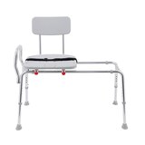 Eagle Health Supplies Sliding Transfer Bench with Cut-Out Seat, thumbnail image 2 of 4