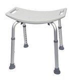 McKesson Bath Bench 19-1/4 Inch Seat Width 300 lbs. Weight Capacity, Gray, thumbnail image 1 of 4