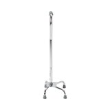 McKesson Large Base Quad Cane, 300 lbs. Weight Capacity, Chrome, thumbnail image 2 of 6