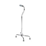 McKesson Large Base Quad Cane, 300 lbs. Weight Capacity, Chrome, thumbnail image 3 of 6