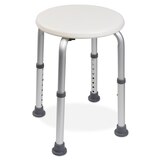 McKesson Shower Stool, 13 Inch Seat Width, 300 lbs. Weight Capacity, White, thumbnail image 1 of 5