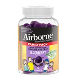 Airborne Immune Support Vitamin C Gummies, Elderberry Family Pack, 74 CT, thumbnail image 1 of 4