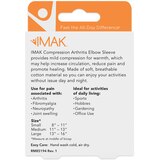 Imak Arthritis Elbow Compression Sleeve, Large, thumbnail image 4 of 5