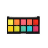 Profusion Cosmetics 10-Shade Eyeshadow Palette, Neon, 3.5 oz, thumbnail image 2 of 3