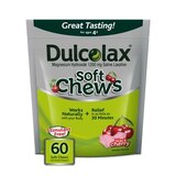 Dulcolax Soft Chews Laxative Constipation Relief, 60 CT, thumbnail image 1 of 7