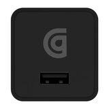 Griffin PowerBlock Universal USB-A 12W Wall Charger with USB-A to Micro-USB Cable - Black. Lifetime Warranty., thumbnail image 1 of 4